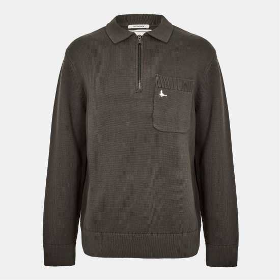 Long Sleeve Zip Knit Polo Long Sleeve Zip Knit Polo