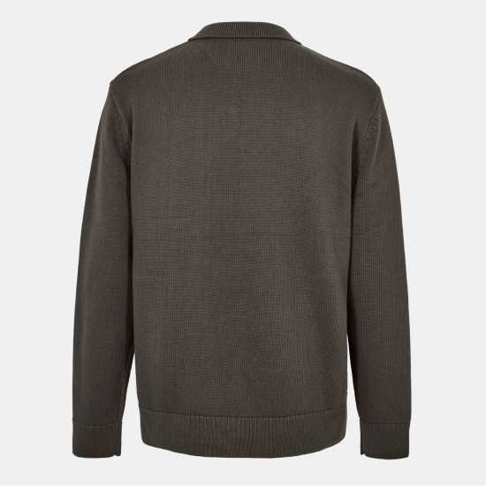 Long Sleeve Zip Knit Polo Long Sleeve Zip Knit Polo