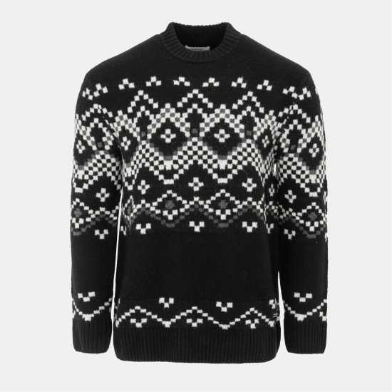 Firetrap Pattern Crew Jumper Men  