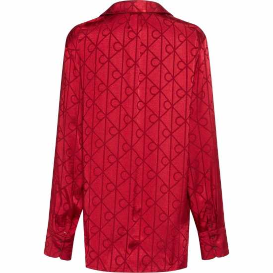 Calvin Klein Calvin Satin Pj Top Ld54 Calvin Klein Calvin Satin Pj Top Ld54