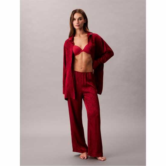 Calvin Klein Calvin Satin Pj Trs Ld54 Calvin Klein Calvin Satin Pj Trs Ld54