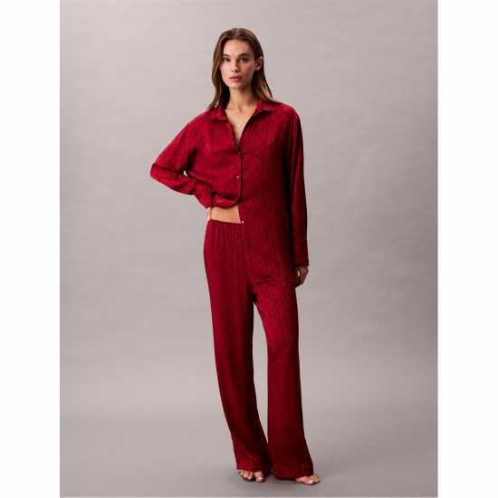 Calvin Klein Calvin Satin Pj Trs Ld54 Calvin Klein Calvin Satin Pj Trs Ld54
