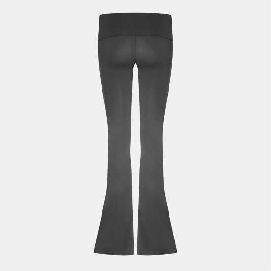 Jack Wills High Waisted Flared Trousers Фолкстоун Сиво 