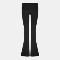 Jack Wills High Waisted Flared Trousers Черно 