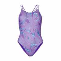 Nike Hydrastrong Solid Spiderback 1-Piece Swimsuit Cobalt Bliss Дамски бански