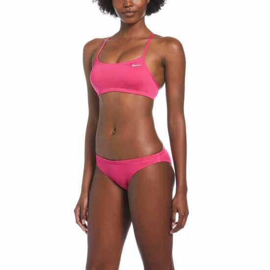 Nike Essential Women's Racerback Bikini Set Pink Prime Дамско облекло плюс размер