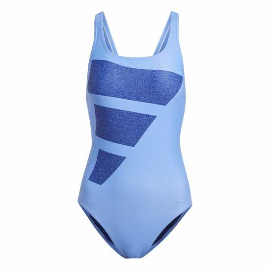 Adidas Big Bars Swim Suit Womens Blue Дамски бански