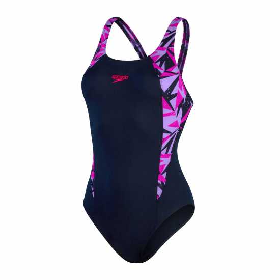 Дамски бански Speedo Hyperboom Splice Muscleback Swimsuit Womens Speedo Hyperboom Splice Muscleback Swimsuit Womens Дамски бански