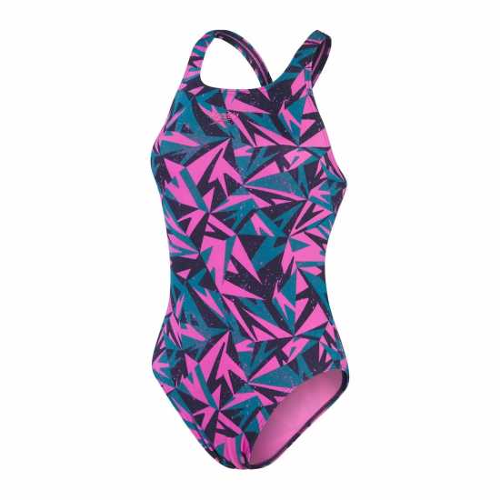 Speedo Hyperboom Allover Medalist Navy/Orchid 