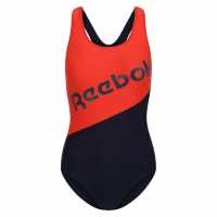 Reebok Rita Swimsuit Womens Vector Navy/Red Дамски бански