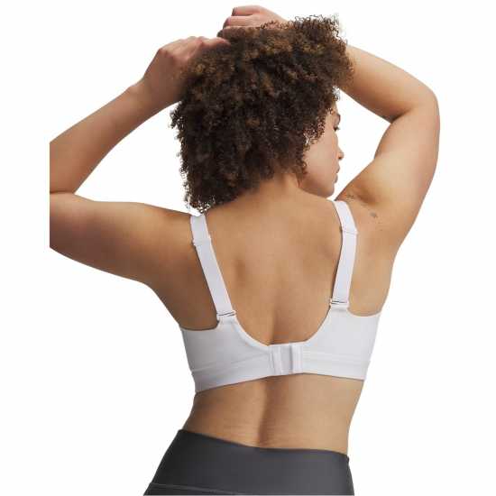 Under Armour Women's Non Wired High Impact Sports Bra White/Halo Gray 