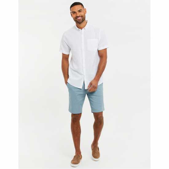 Мъжки ризи Threadbare Ss Shrt Dragon Sn54 Бяло Threadbare Ss Shrt Dragon Sn54 Бяло Мъжки ризи