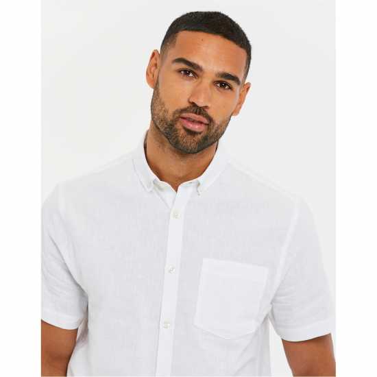 Мъжки ризи Threadbare Ss Shrt Dragon Sn54 Бяло Threadbare Ss Shrt Dragon Sn54 Бяло Мъжки ризи