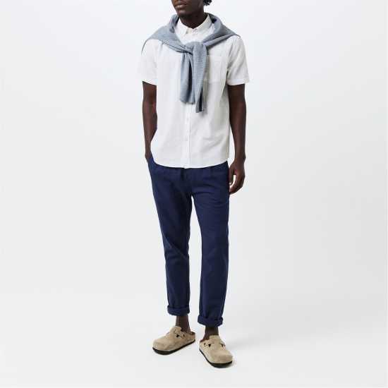 Мъжки ризи Threadbare Ss Shrt Dragon Sn54 Бяло Threadbare Ss Shrt Dragon Sn54 Бяло Мъжки ризи