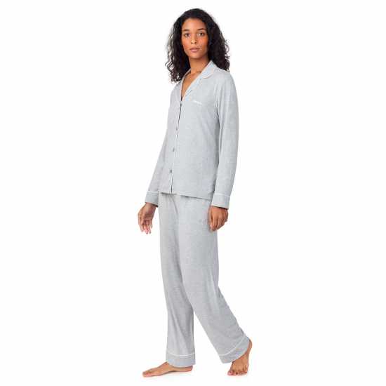 Dkny Womens Long-Sleeve Pyjama Sets Grey 