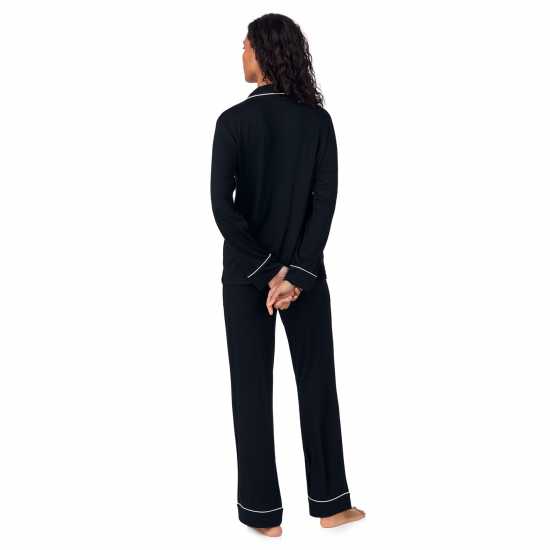 Dkny Womens Long-Sleeve Pyjama Sets Black 