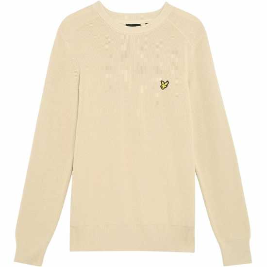 Lyle And Scott Блуза С Обло Деколте Men's Rib Crew Neck Jumper Grey Taupe 