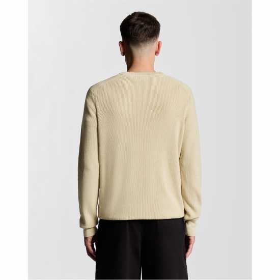 Lyle And Scott Блуза С Обло Деколте Men's Rib Crew Neck Jumper Grey Taupe 