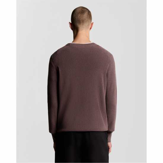 Lyle And Scott Rib Crew Neck Sn99  