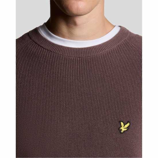 Lyle And Scott Rib Crew Neck Sn99  