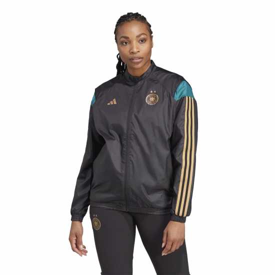 Adidas Germany Pre Match Jacket 2022 Womens  Футболни екипи за бягане