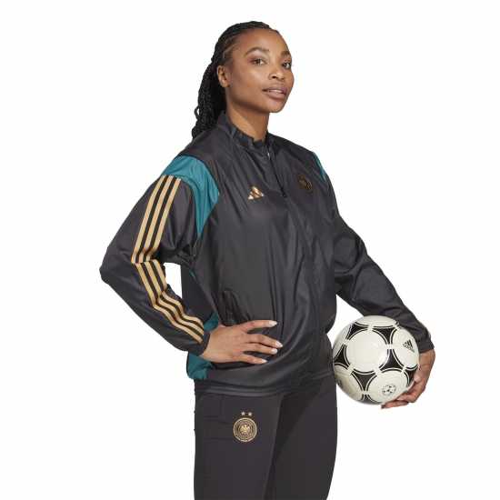 Adidas Germany Pre Match Jacket 2022 Womens  Футболни екипи за бягане