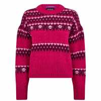 Scotch And Soda Cable Knit Fair Isle Jumper  