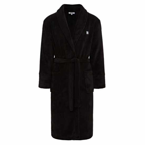 Dkny Mens Robe Trash Pandas Black 