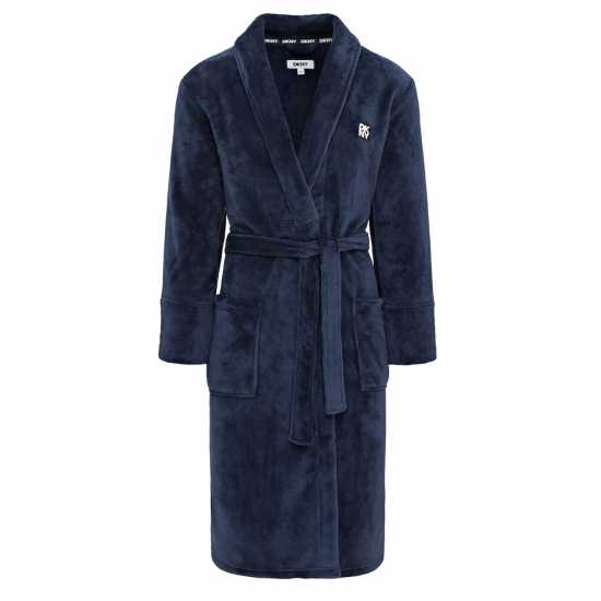 Dkny Mens Robe Trash Pandas Navy 