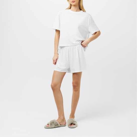 Дамски пижами Lacoste Graphic Shorts & T-Shirt Pyjama Set Lacoste Graphic Shorts & T-Shirt Pyjama Set Дамски пижами