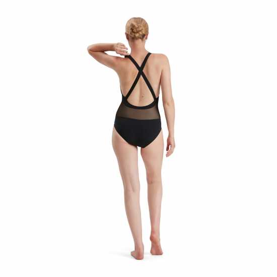 Дамски бански Speedo Eco Endurance+ Crossback Swimsuit Womens Speedo Eco Endurance+ Crossback Swimsuit Womens Дамски бански