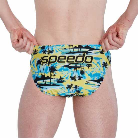 Speedo Escap 5Cm Brf Sn99 Yellow/Blue Мъжки плувни шорти и клинове