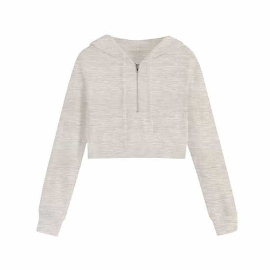 Miso Women's Cropped Hoodie Oatmeal 