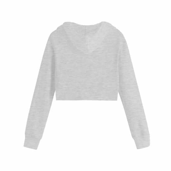 Miso Women's Cropped Hoodie Grey 