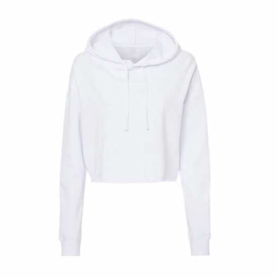Miso Women's Cropped Hoodie White 