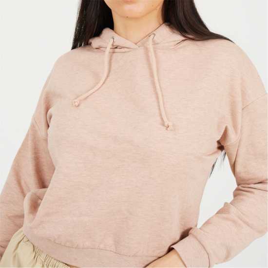 Brave Soul Womens Cropped Hooded Sweatshirt  
