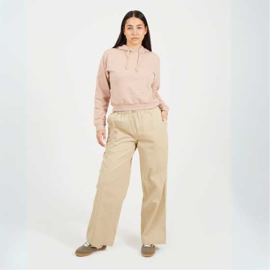 Brave Soul Womens Cropped Hooded Sweatshirt  