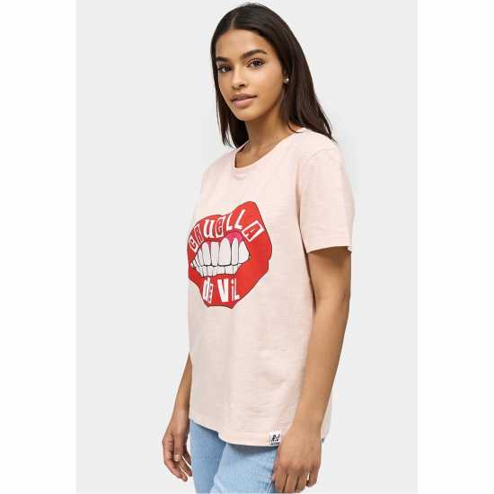 Дамски стоки с герои Disney Disney Art Ts Ld99 Круела Устни Disney Disney Art Ts Ld99 Круела Устни Дамски стоки с герои