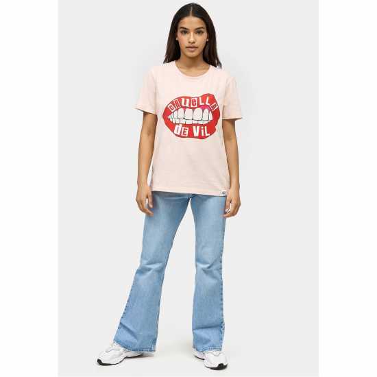 Дамски стоки с герои Disney Disney Art Ts Ld99 Круела Устни Disney Disney Art Ts Ld99 Круела Устни Дамски стоки с герои