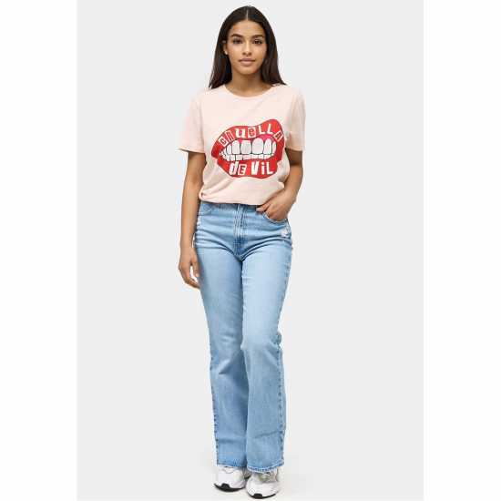 Дамски стоки с герои Disney Disney Art Ts Ld99 Круела Устни Disney Disney Art Ts Ld99 Круела Устни Дамски стоки с герои