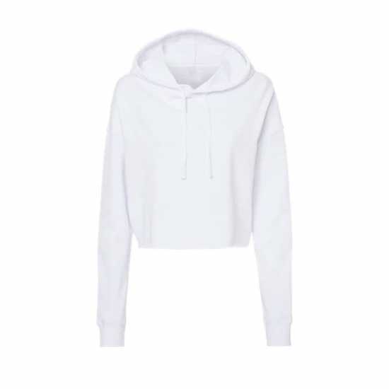 Miso Women's Cropped Hoodie White 