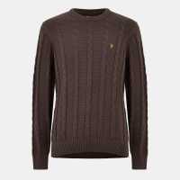 Блуза С Обло Деколте Mendon Cable Crew Neck Jumper  