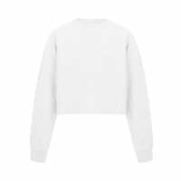Miso Women's Cropped Sweatshirt White 