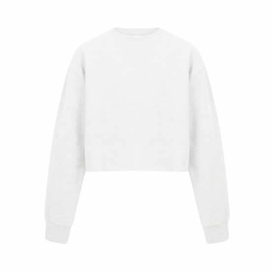 Miso Women's Cropped Sweatshirt White 