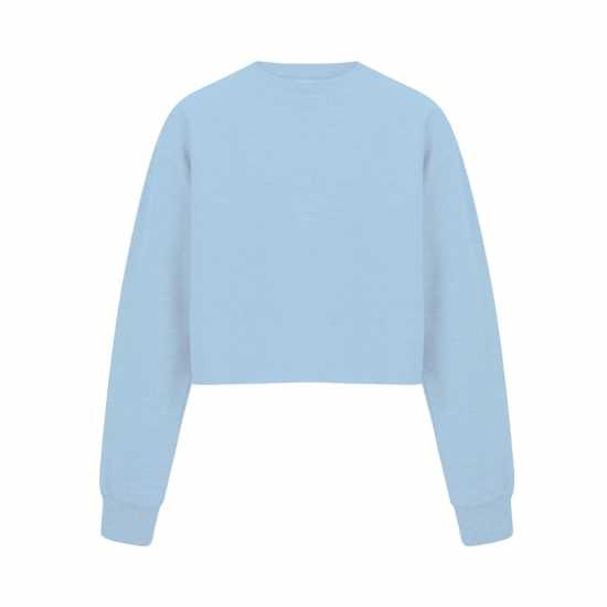 Miso Women's Cropped Sweatshirt Blue 