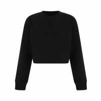 Miso Women's Cropped Sweatshirt Black 