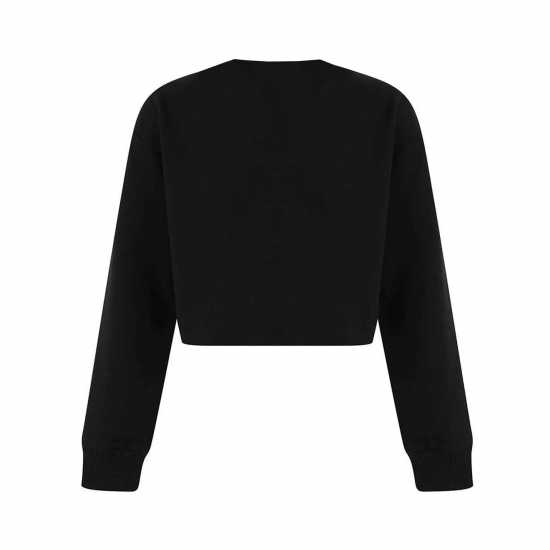 Miso Women's Cropped Sweatshirt Black 