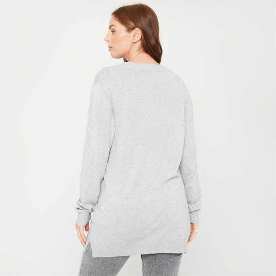 Дамски пуловери и жилетки Be You You St V Nck Jmp Ld09 Сиво Be You You St V Nck Jmp Ld09 Сиво Дамски пуловери и жилетки