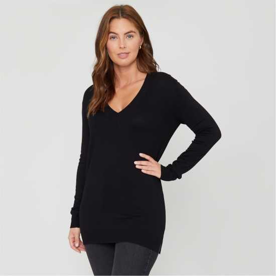 Дамски пуловери и жилетки Be You You St V Nck Jmp Ld09 ЧЕРЕН Be You You St V Nck Jmp Ld09 ЧЕРЕН Дамски пуловери и жилетки