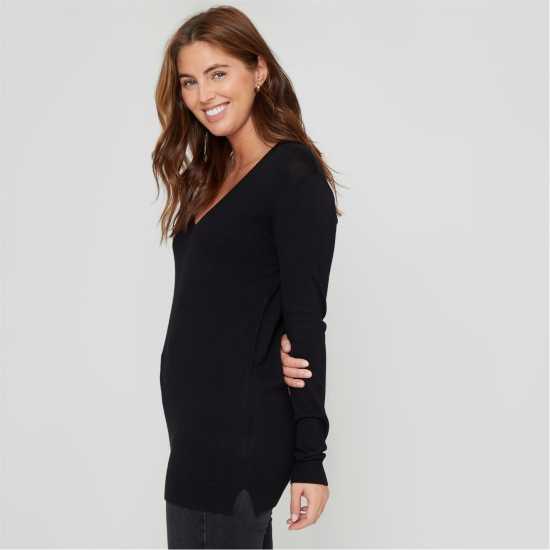 Дамски пуловери и жилетки Be You You St V Nck Jmp Ld09 ЧЕРЕН Be You You St V Nck Jmp Ld09 ЧЕРЕН Дамски пуловери и жилетки